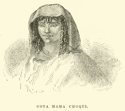Coya Mama Choqui af Edouard Riou